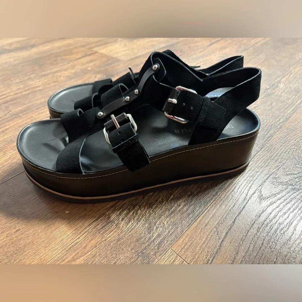Donald Pliner Jesmin fisherman platform sandals black - Picture 4 of 5